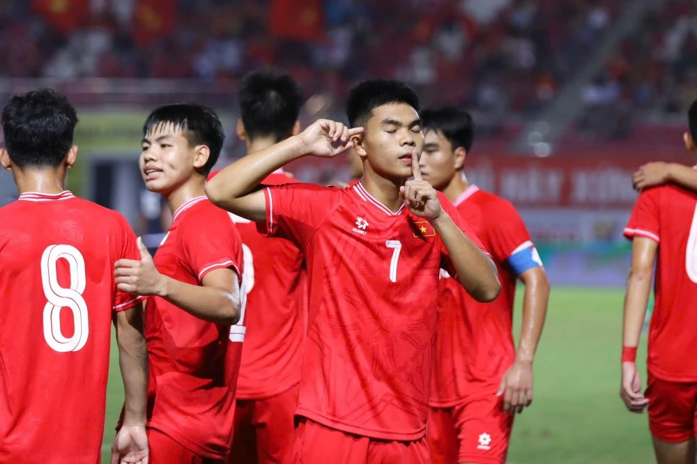 U20 Việt Nam tự tin bước vào trận gặp U20 Bangladesh. (Nguồn: VFF)