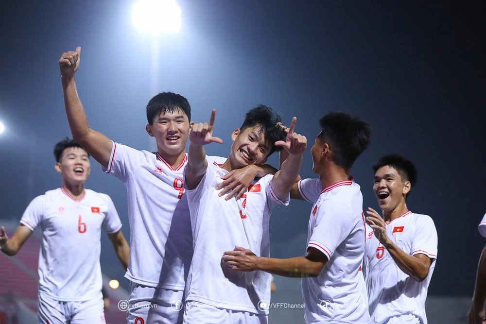 U20 Việt Nam được đánh giá cao hơn so với U20 Guam. (Nguồn: VFF)